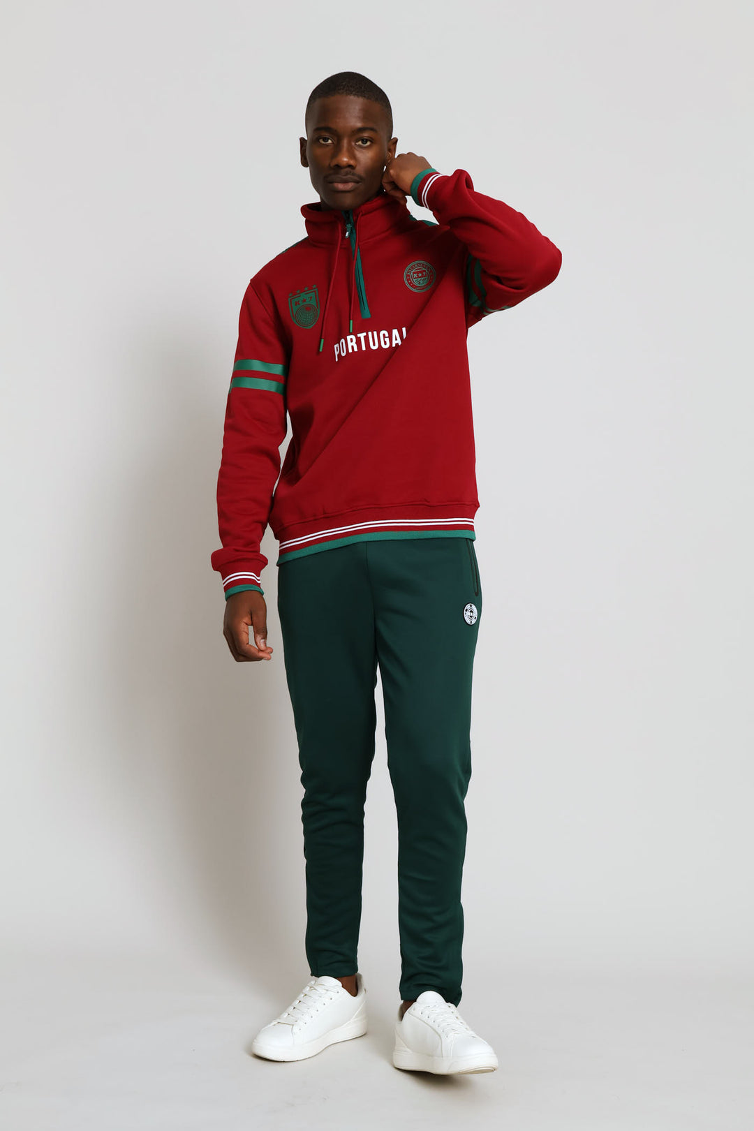 Formation Quarter Zip Tracktop - Maroon