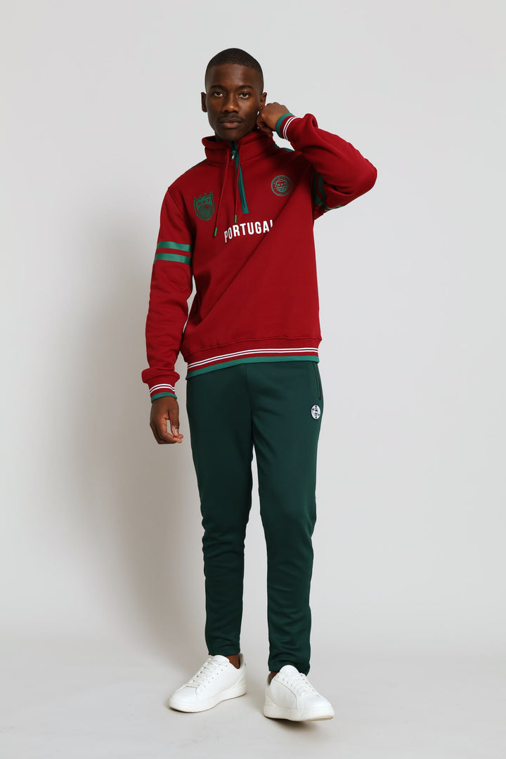 Formation Quarter Zip Tracktop - Maroon