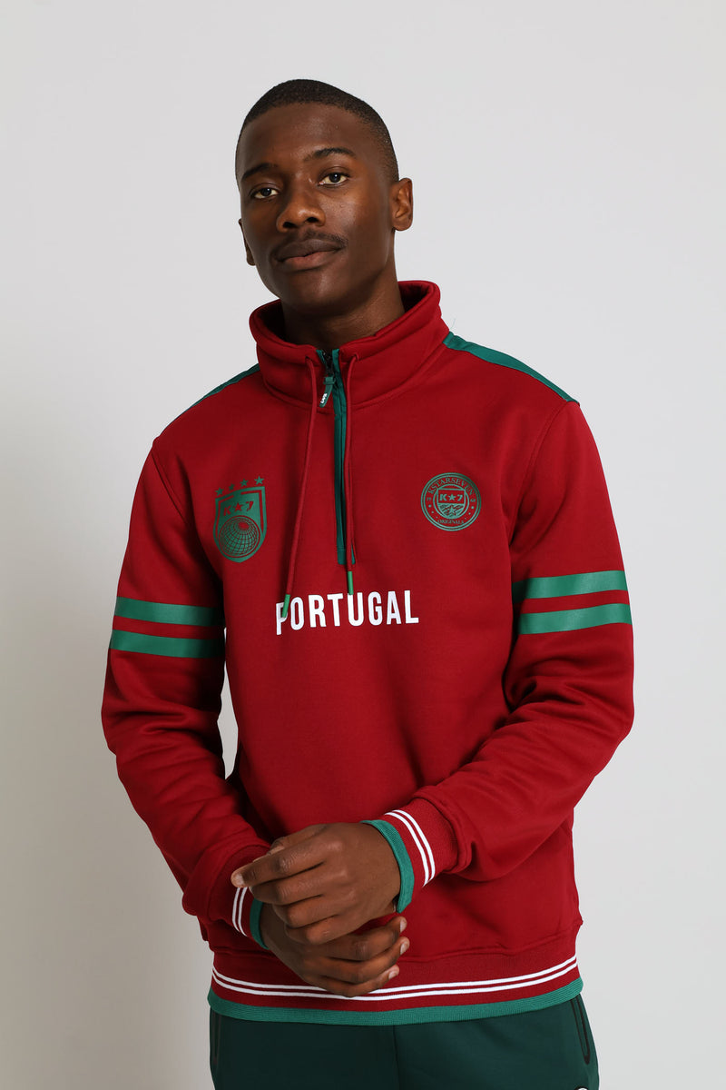 Formation Quarter Zip Tracktop - Maroon