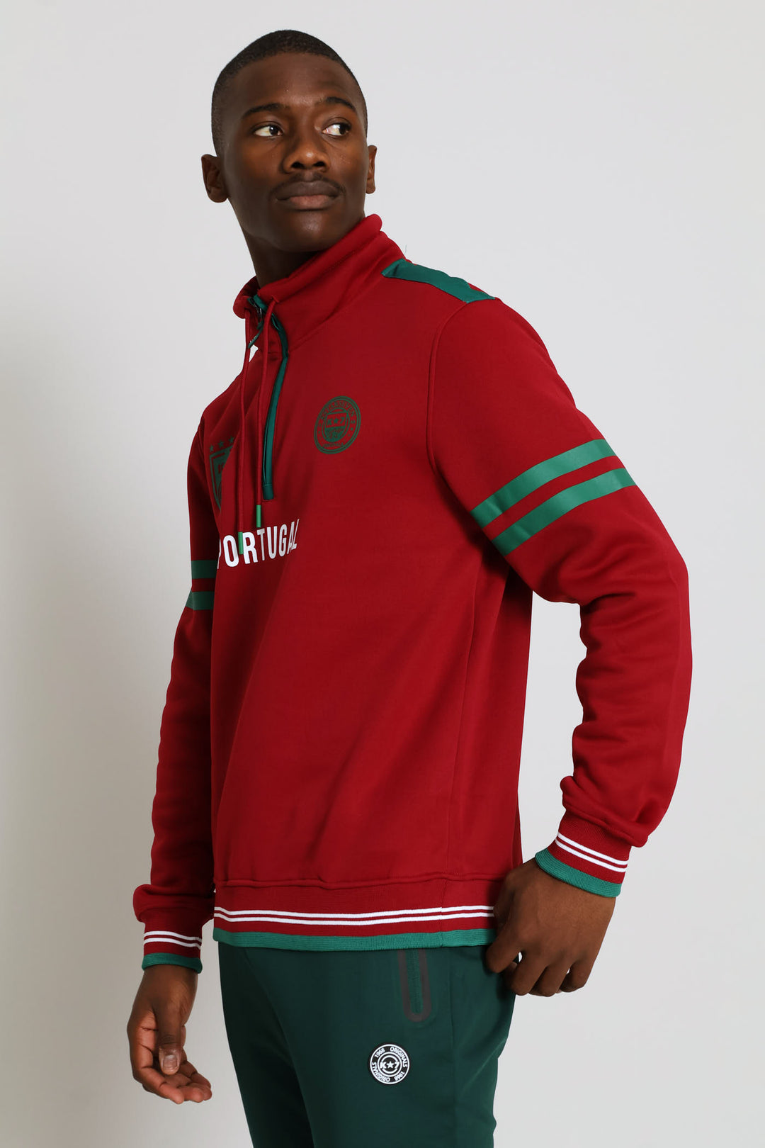 Formation Quarter Zip Tracktop - Maroon
