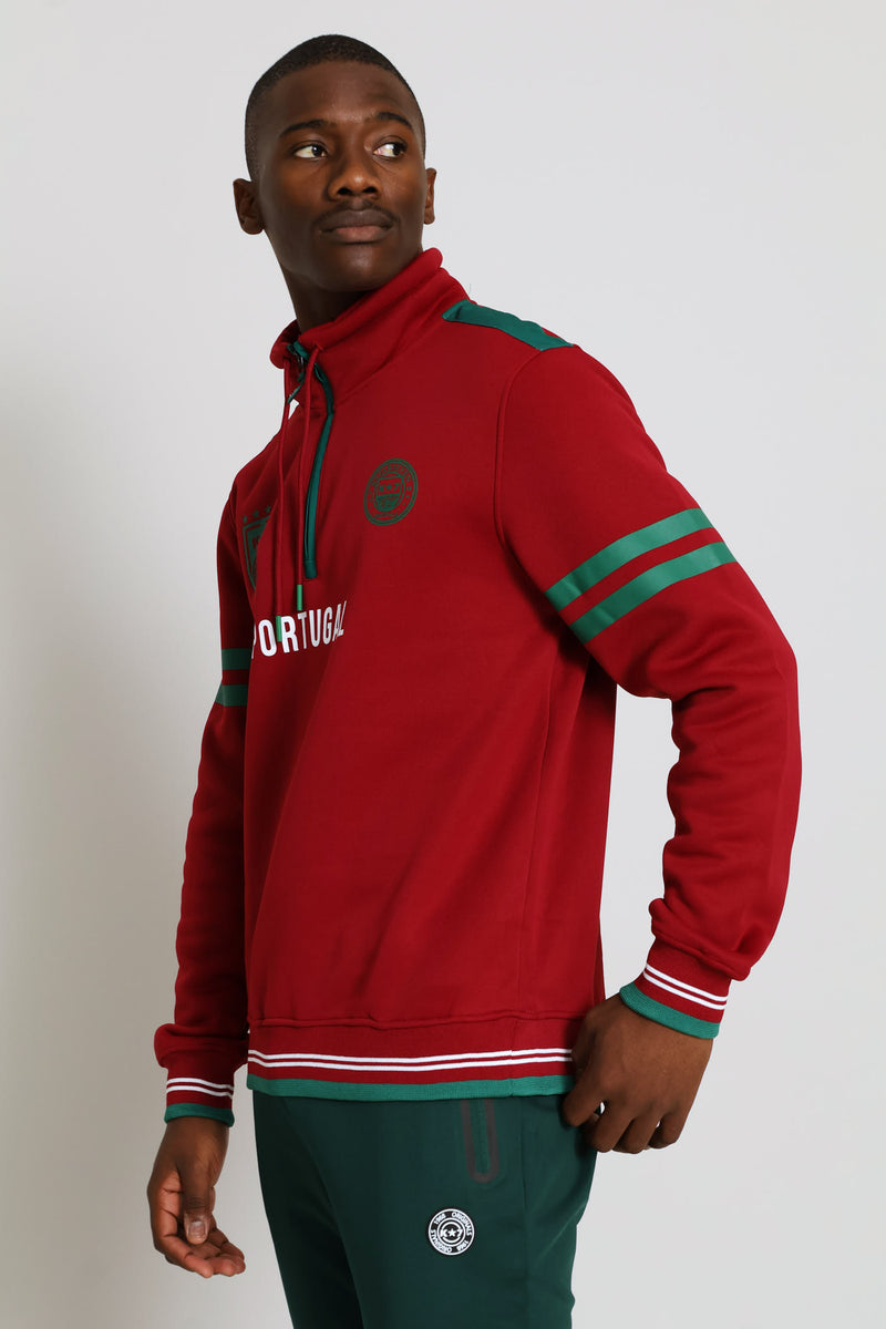 Formation Quarter Zip Tracktop - Maroon