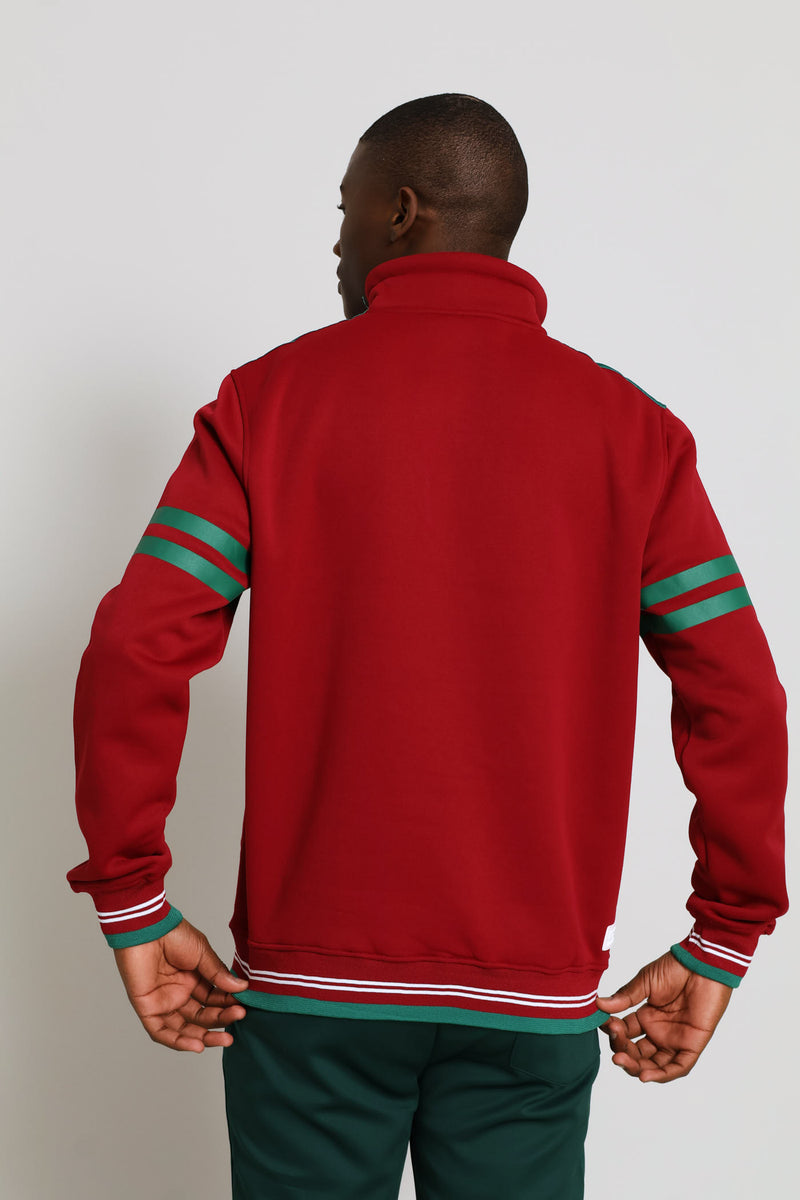 Formation Quarter Zip Tracktop - Maroon