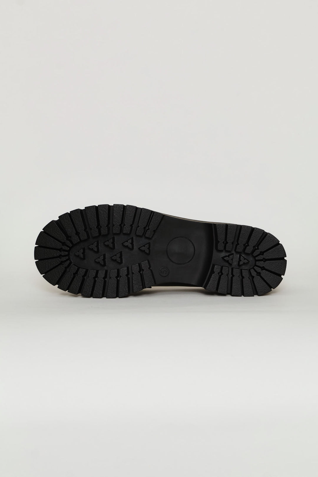 Jewel Trim Chunky Loafer - Black