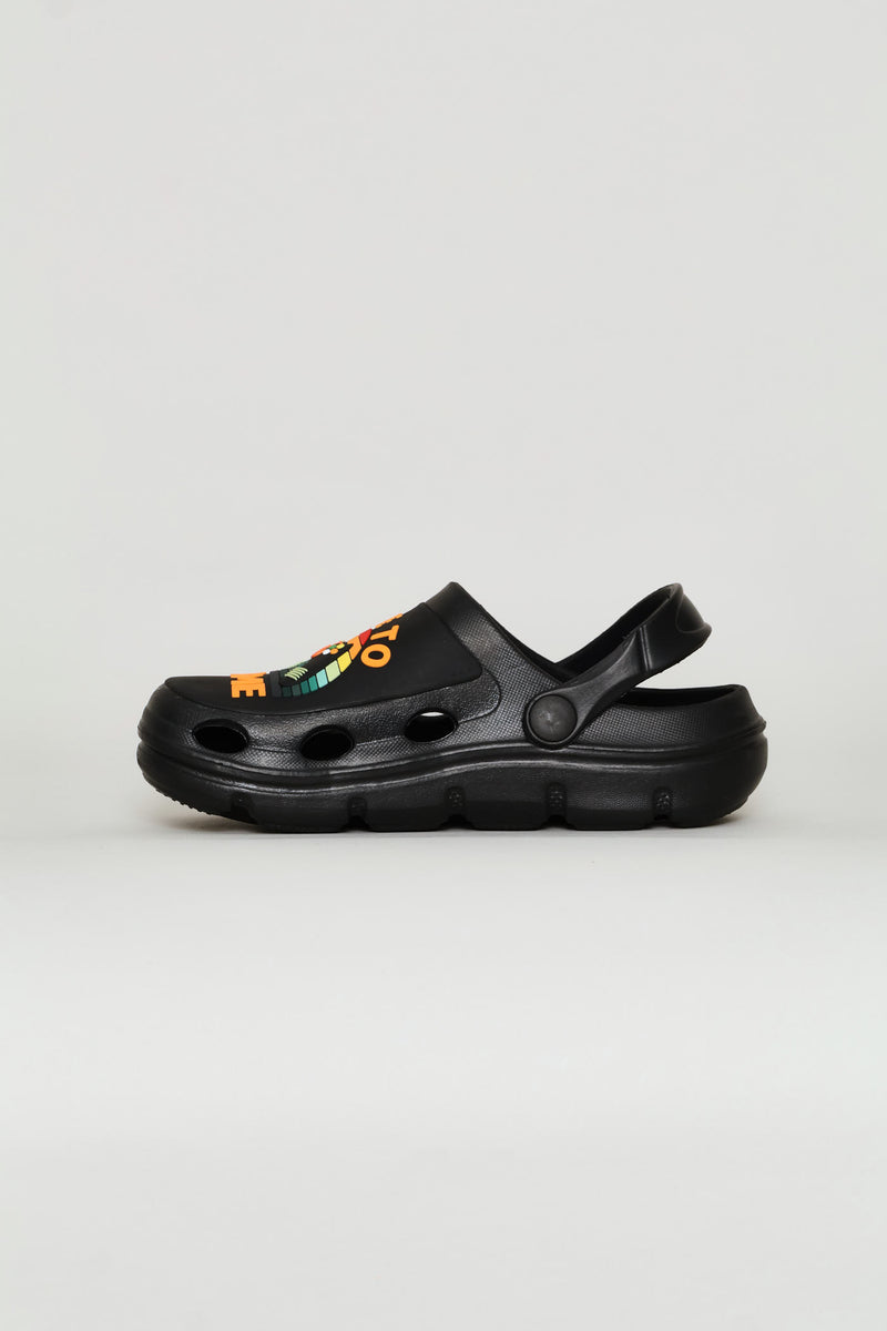 Boys Console Gaming Clog - Black