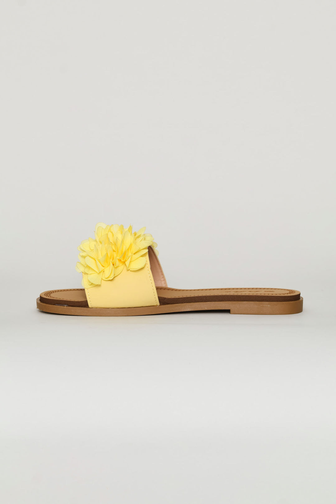 Floral Summer Sandal - Yellow