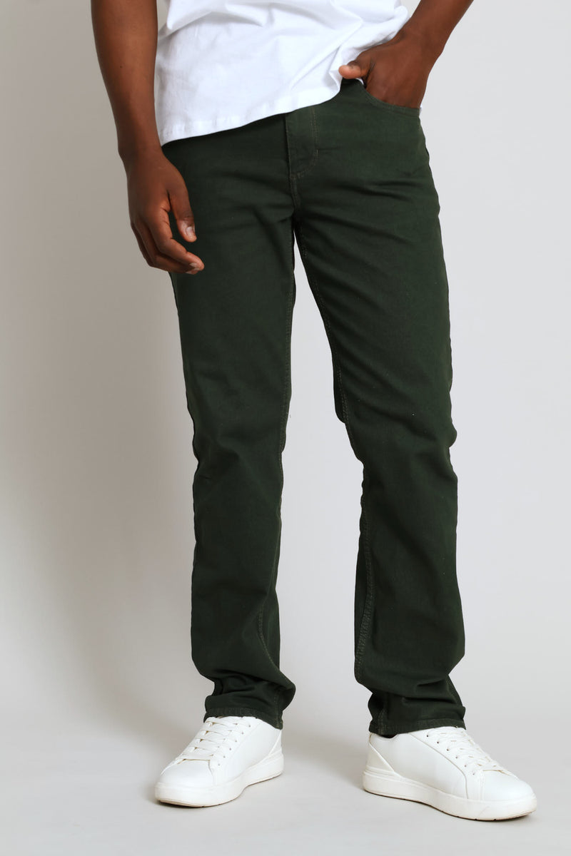 Denim Pants - Fatigue