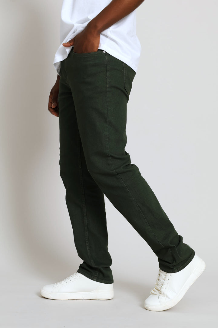 Denim Pants - Fatigue