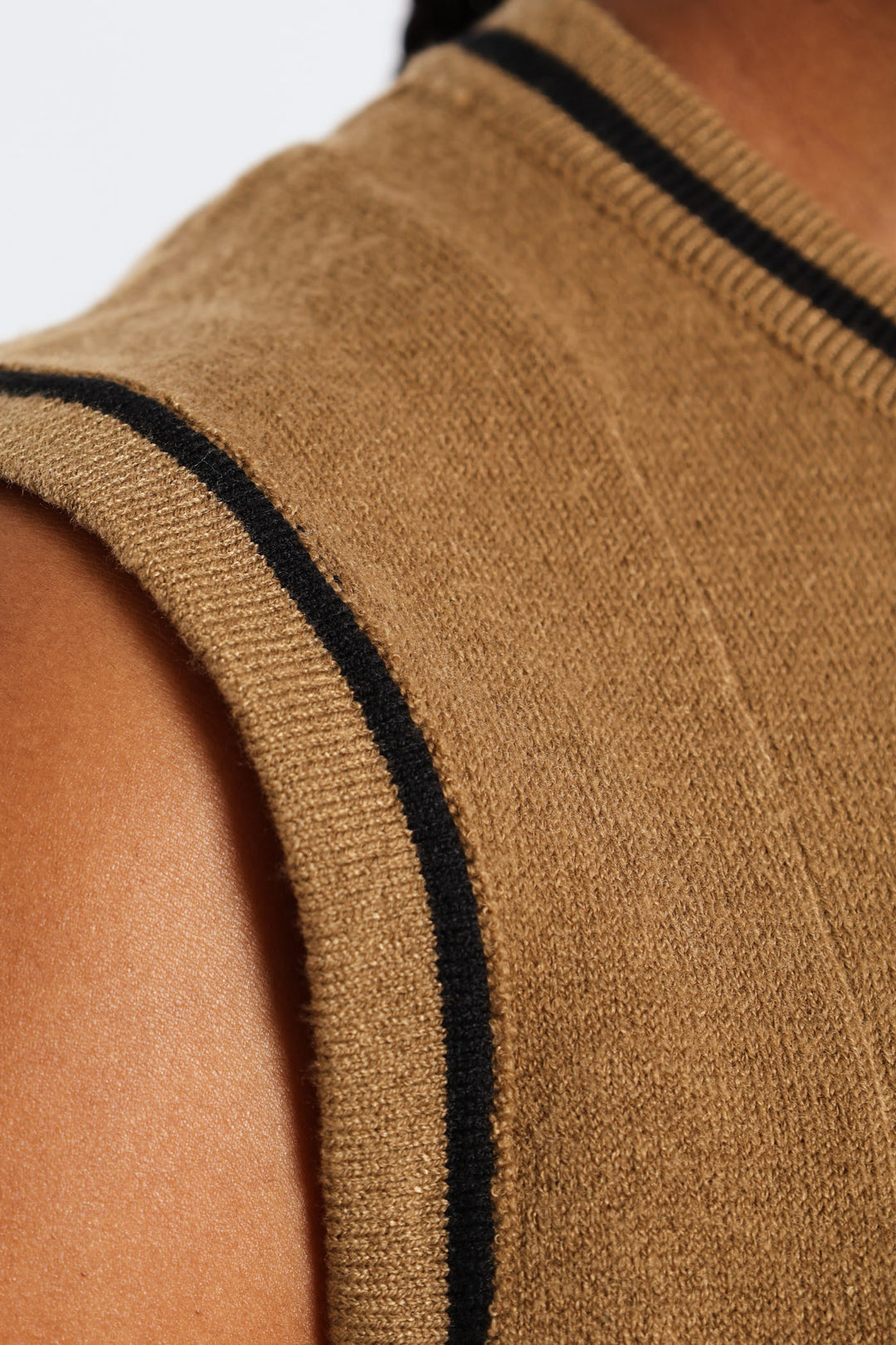 Panelled Tipped Skater Knitwear Dress