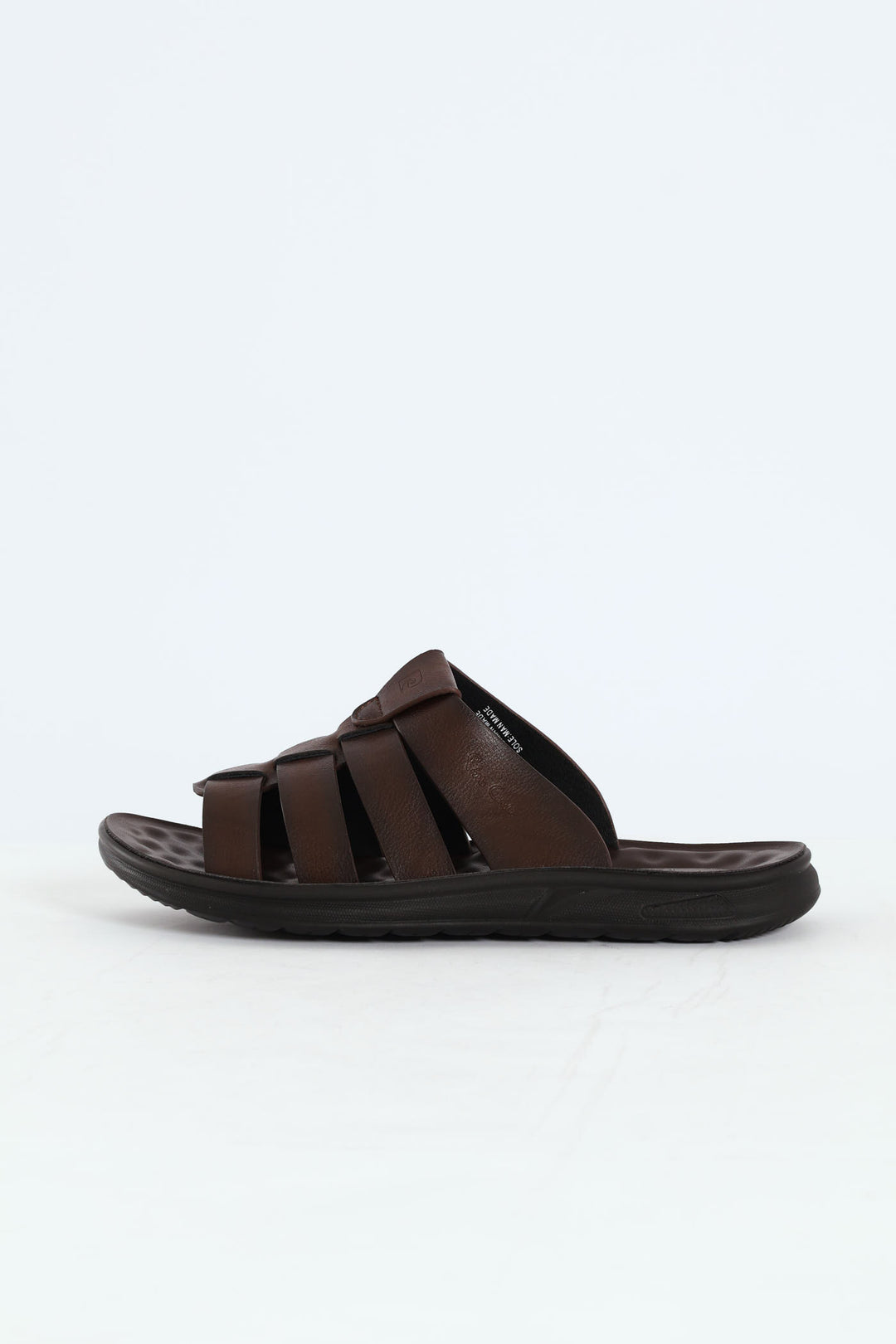 Comfort Strappy Upper Sandal - Brown