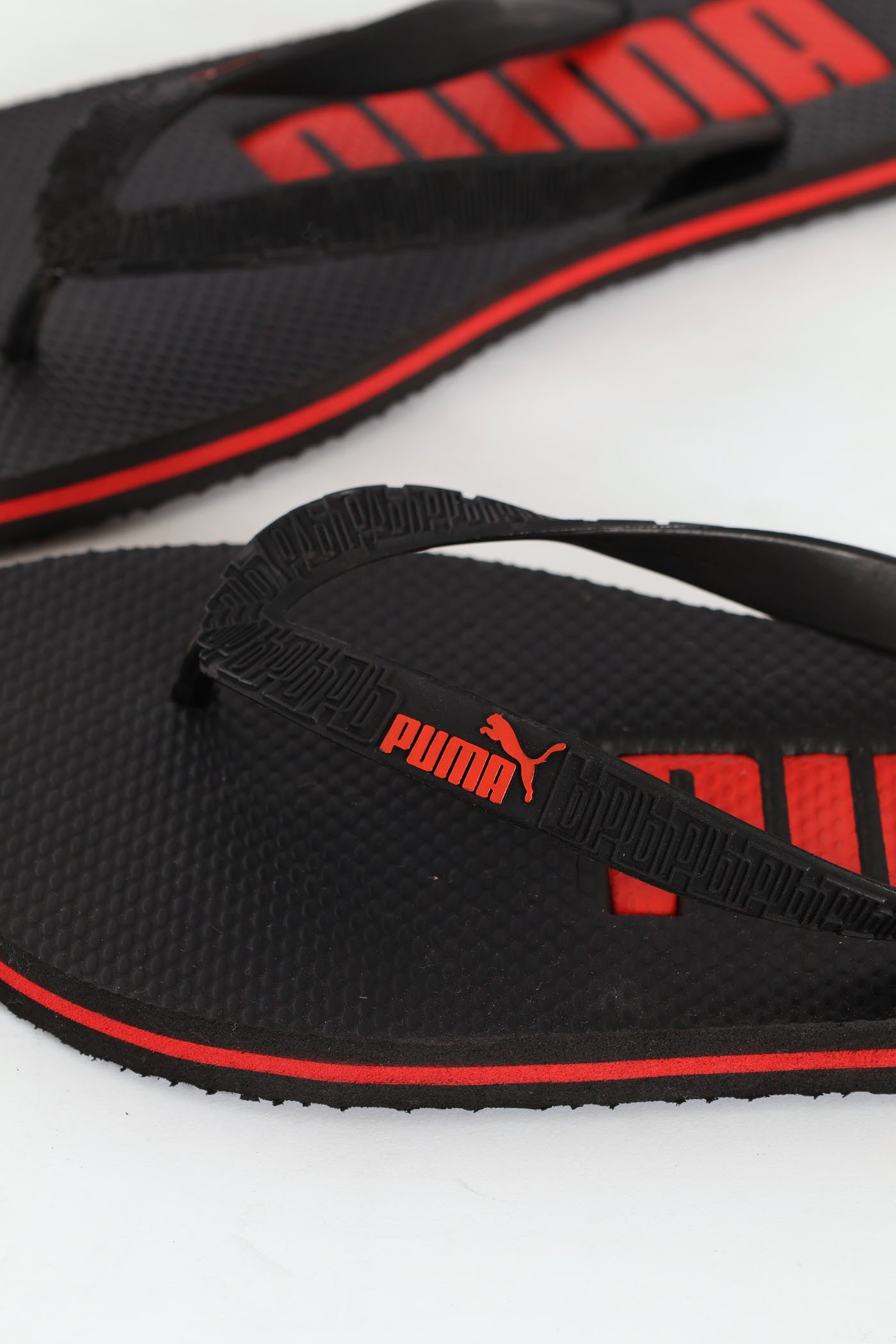 Mens Essential Zadp Flip Flop - Black/Red – Edgars