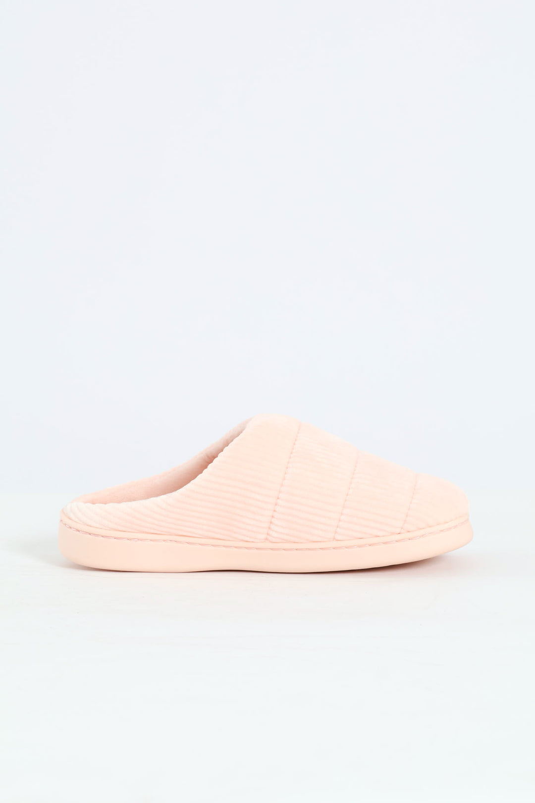 Embossed Closed Toe Slipper - Candy Floss