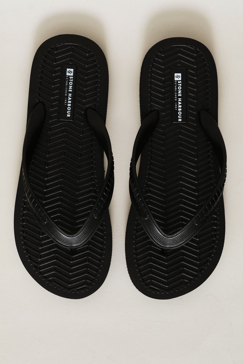 Basic Eva Flip Flops - Black