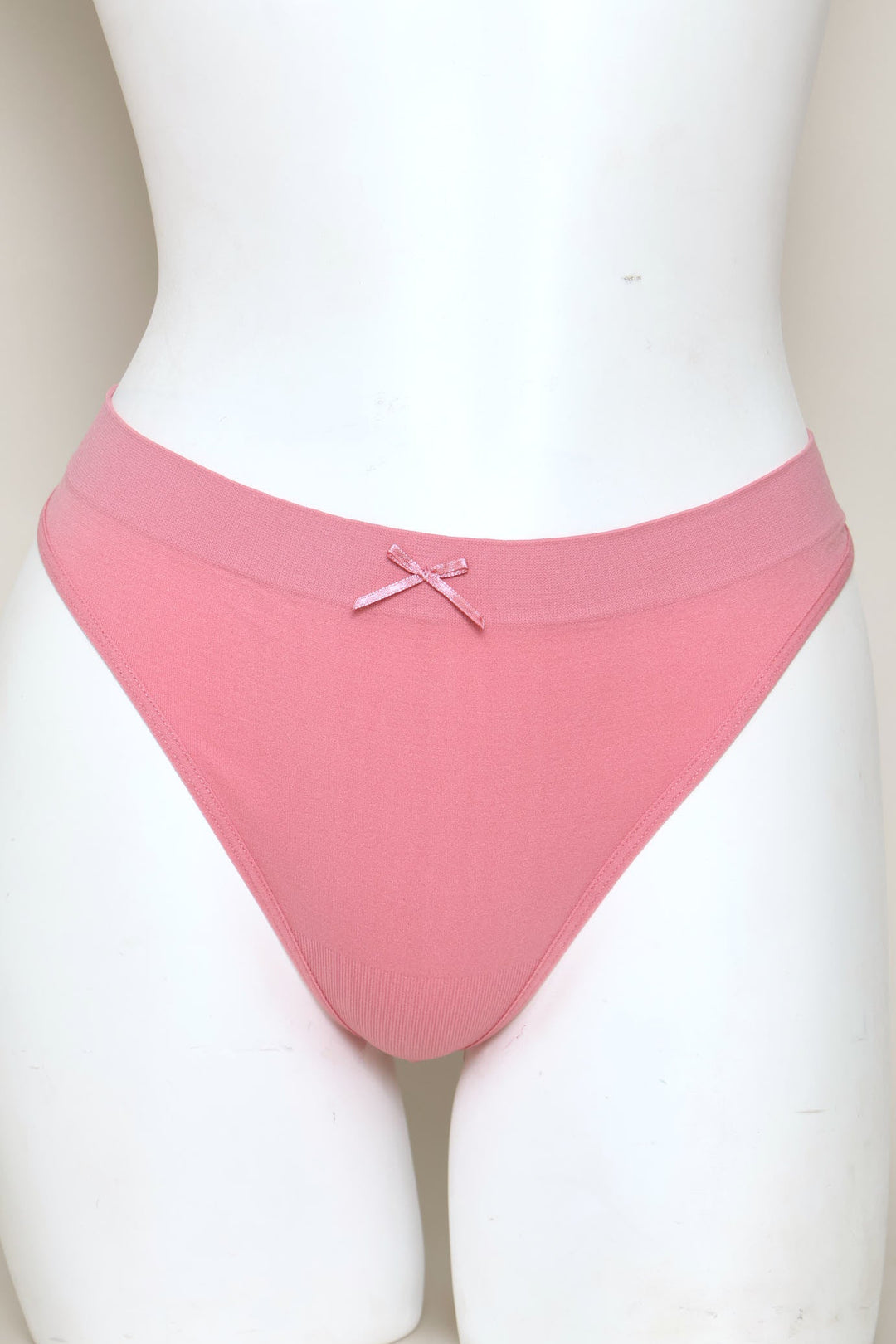 3 Pack Seamless Thong Panties - Navy/Pink