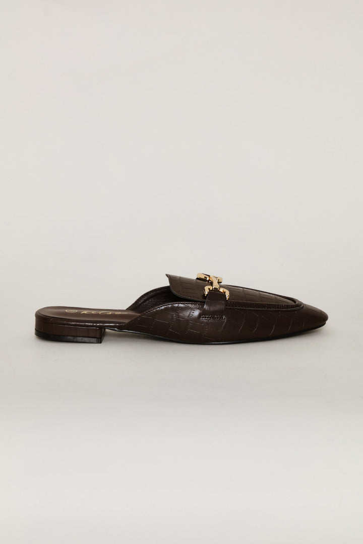 Croc Slip On Loafer - Chocolate