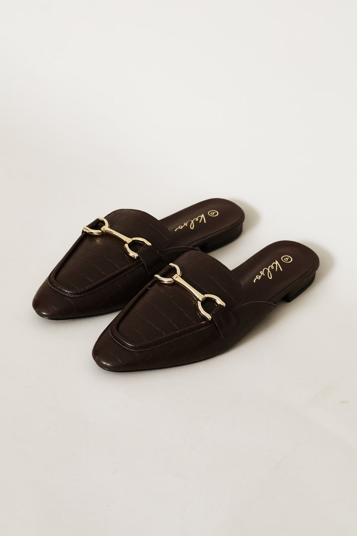 Croc Slip On Loafer - Chocolate