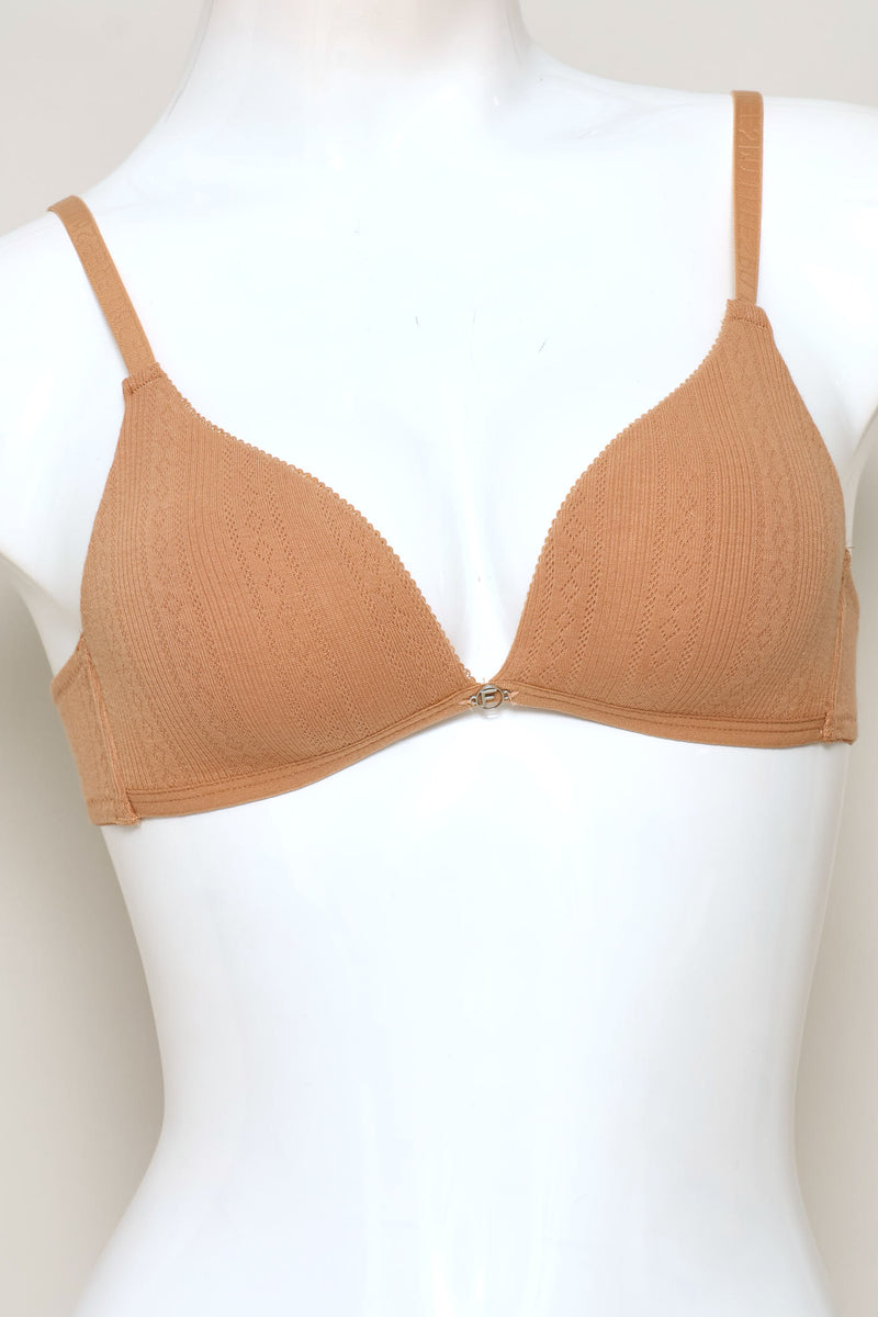 2 Pack Non Wired Pointelle Bra - Multi