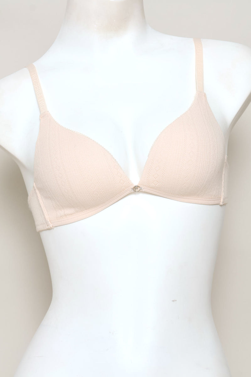2 Pack Non Wired Pointelle Bra - Multi