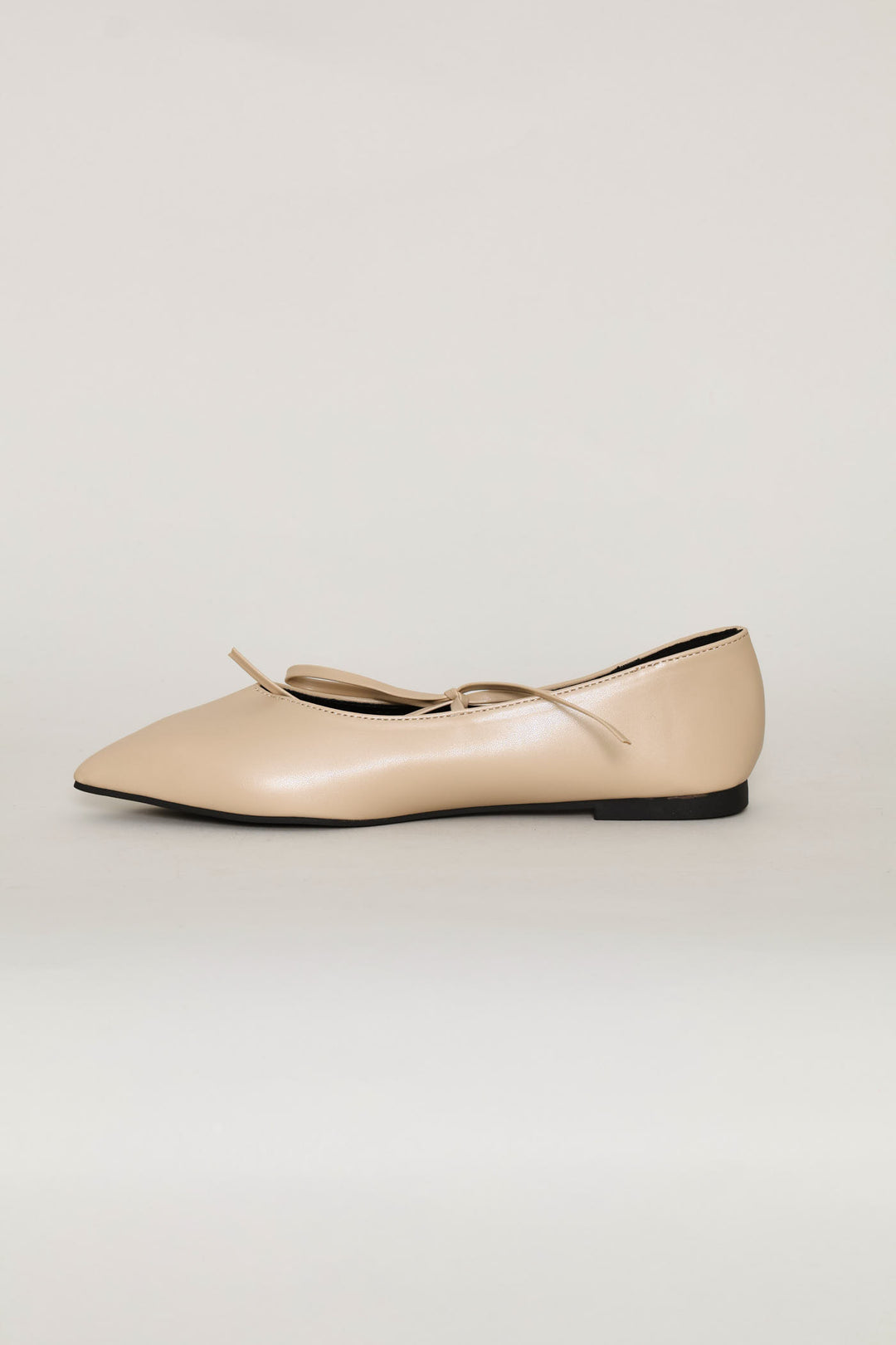 Pointy Maryjane Pump - Natural
