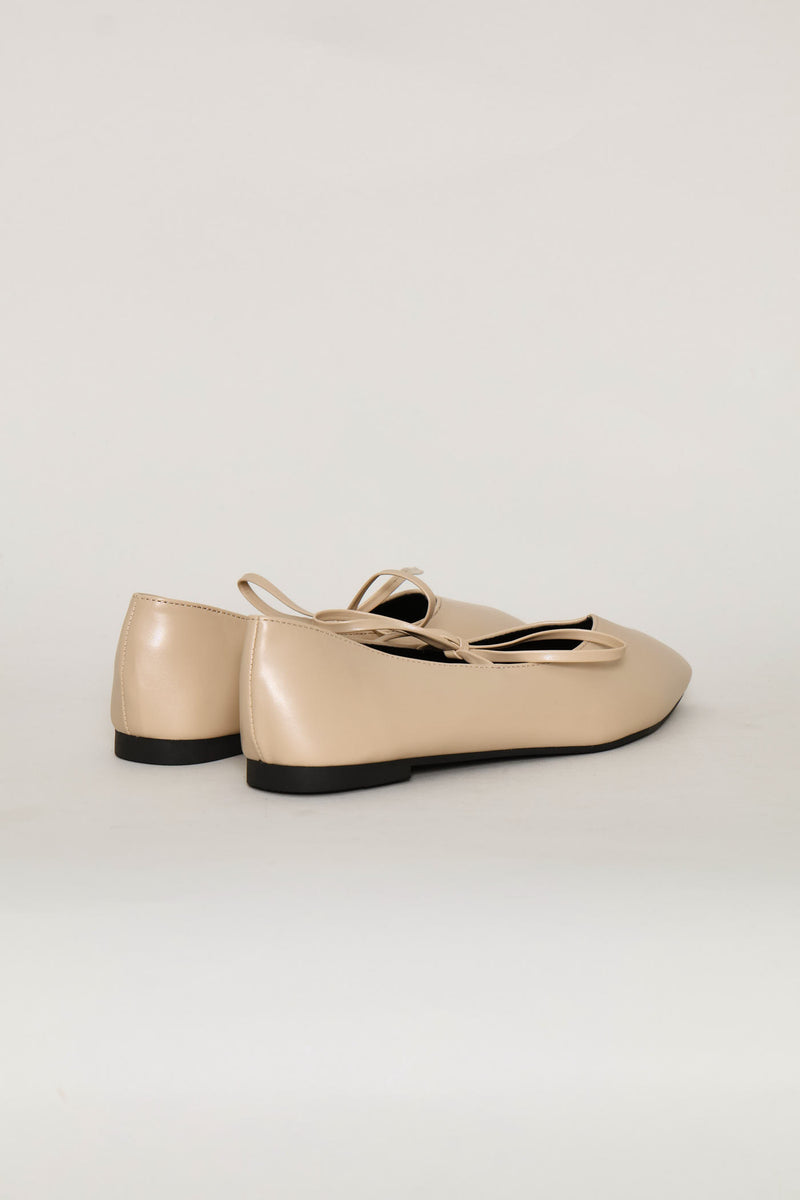 Pointy Maryjane Pump - Natural