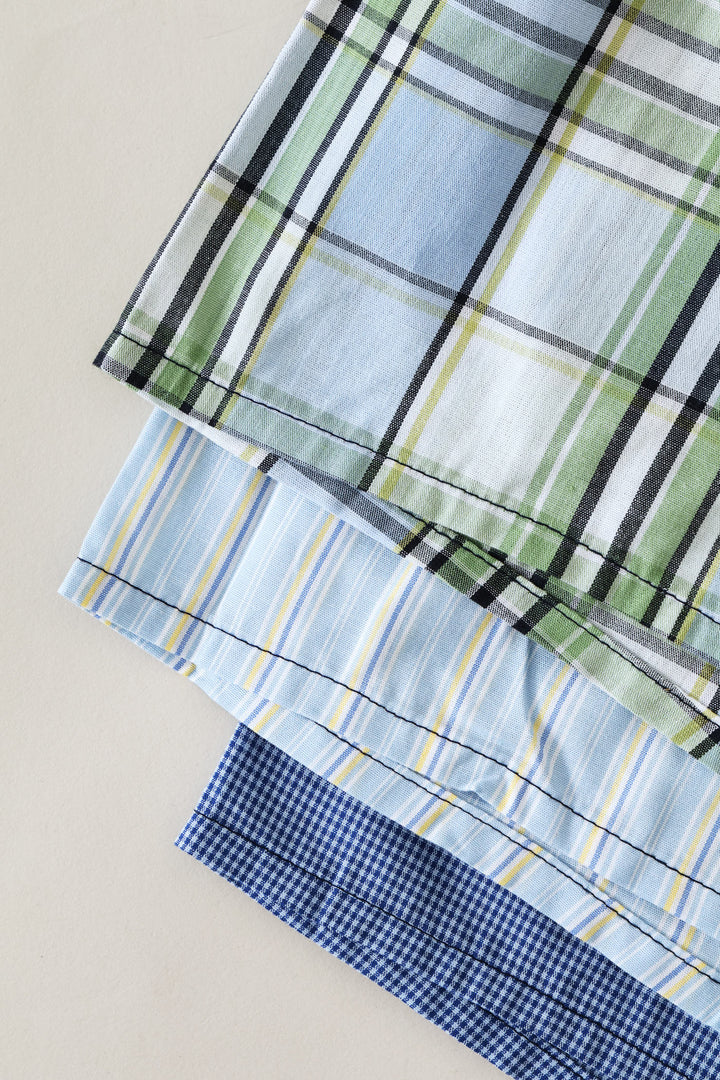 3 Pack Value Boxers - Light Blue/Mint