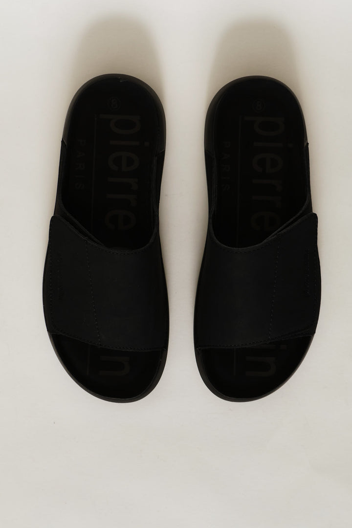 Comfort Mule Sandal - Black