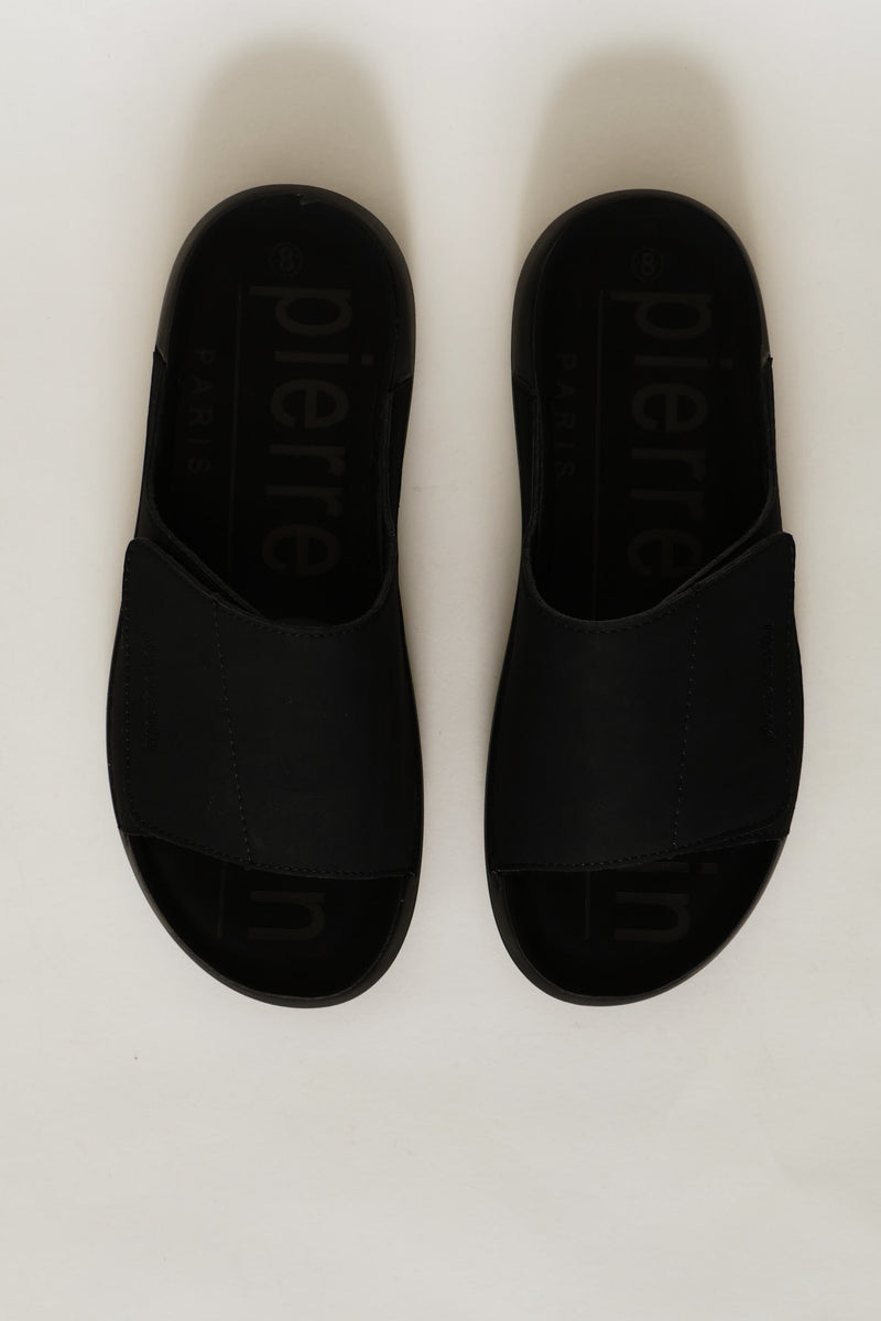 Comfort Mule Sandal - Black