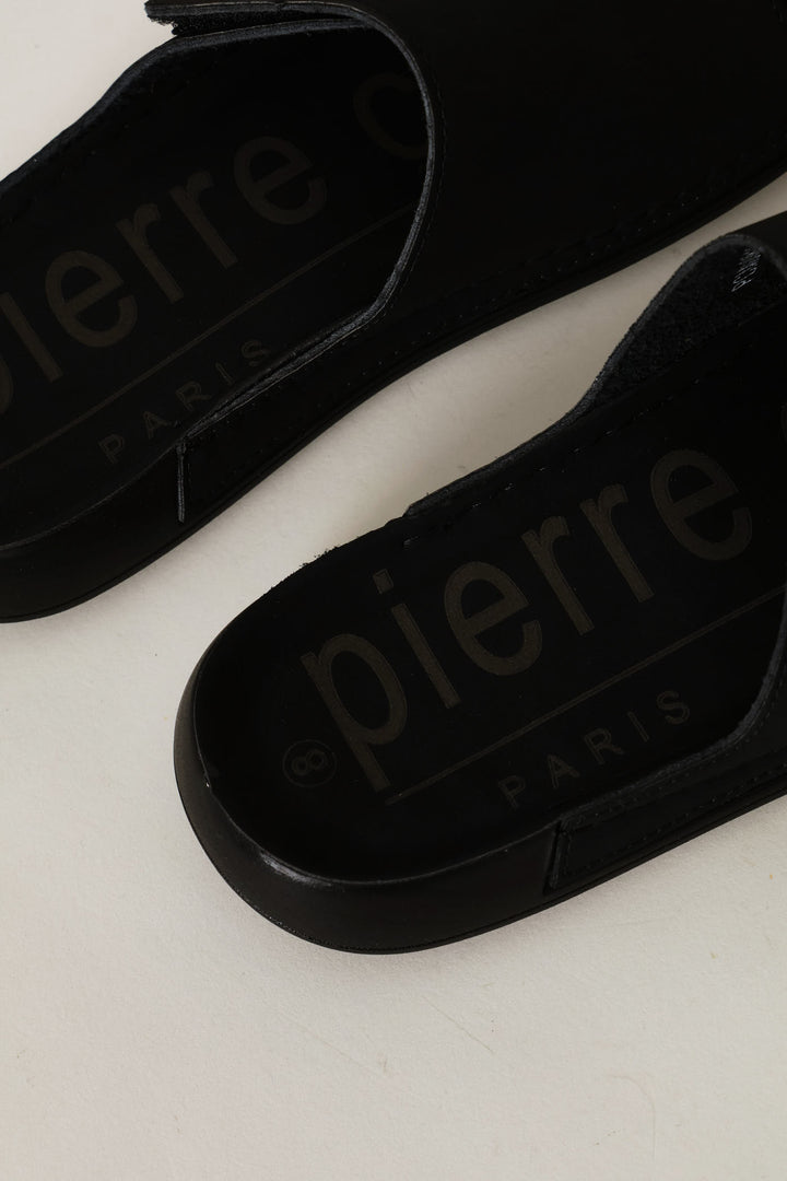 Comfort Mule Sandal - Black