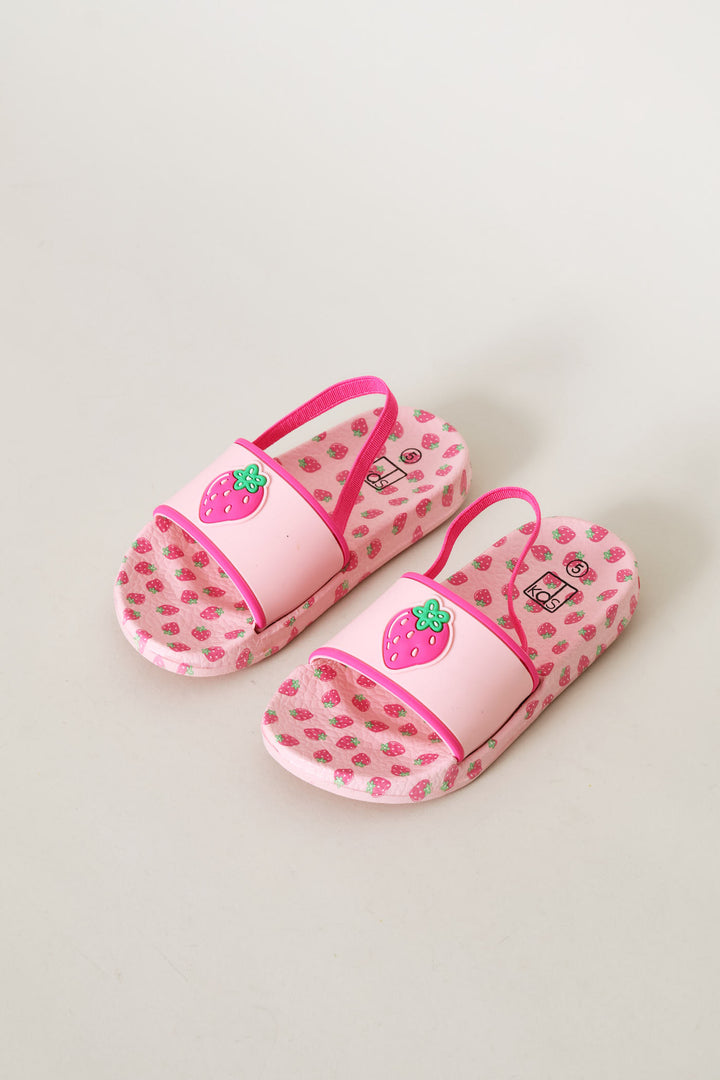 Pre-Girls Strawberry Pool Slide - Pink