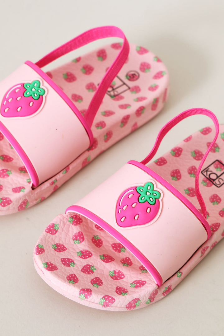 Pre-Girls Strawberry Pool Slide - Pink
