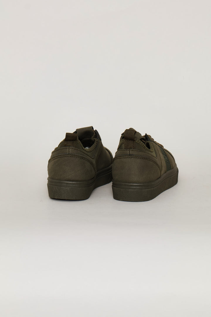 Pre-Boys Mono Sneaker - Olive