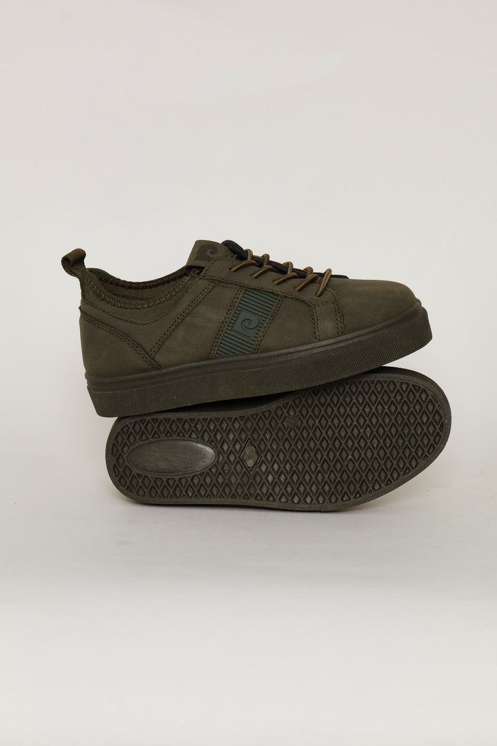 Pre-Boys Mono Sneaker - Olive