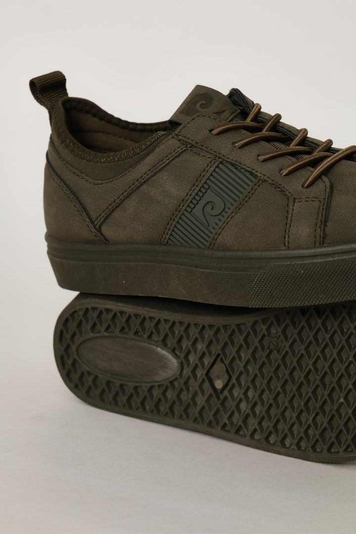 Pre-Boys Mono Sneaker - Olive