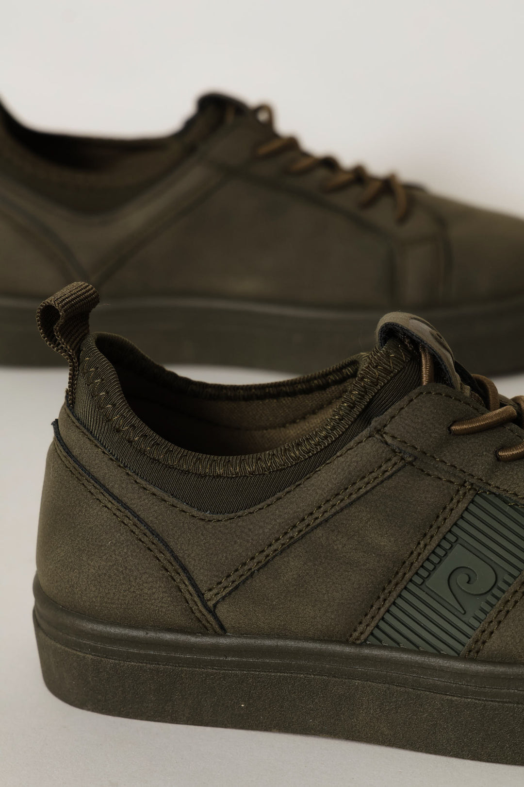 Pre-Boys Mono Sneaker - Olive