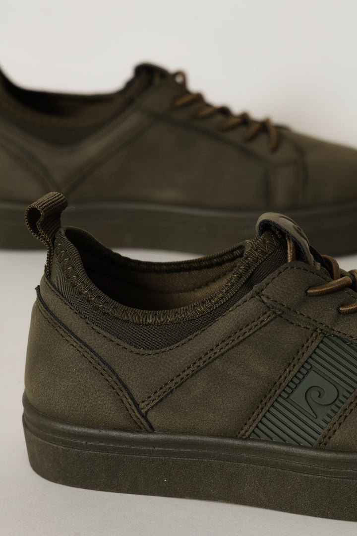 Pre-Boys Mono Sneaker - Olive