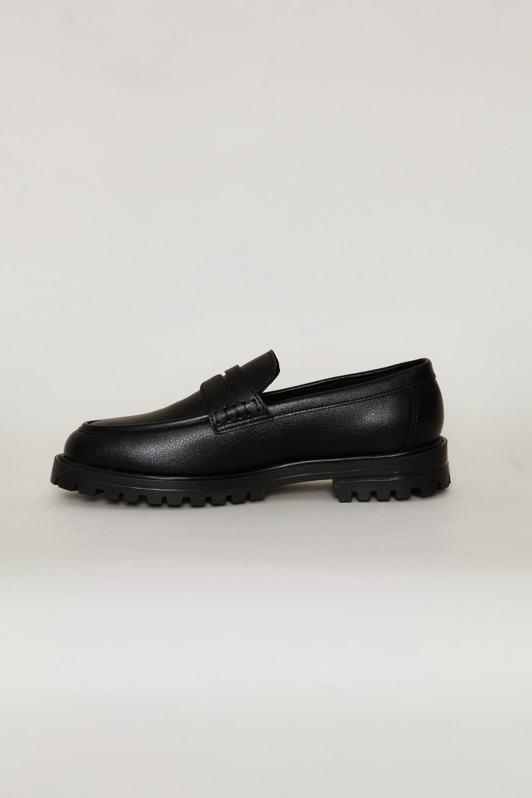 Penny Moccasin Casual Loafer - Black