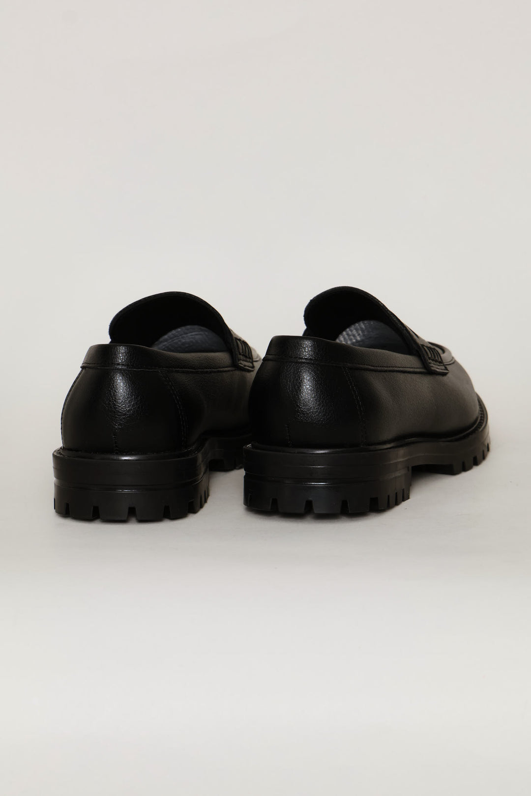 Penny Moccasin Casual Loafer - Black