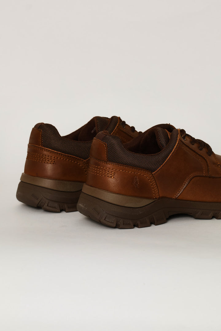 Dawie Lace Up Worker Shoe - Brown