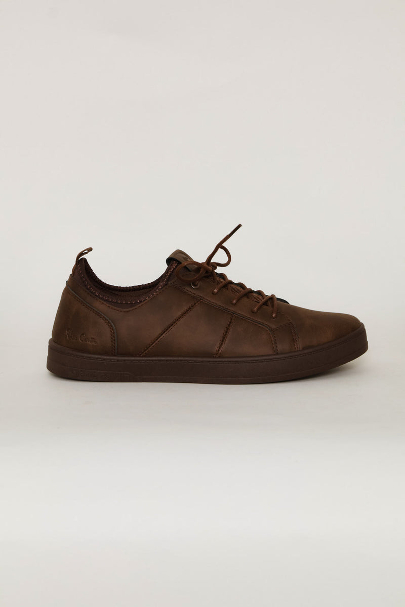 Mono Sock Sneaker - Brown