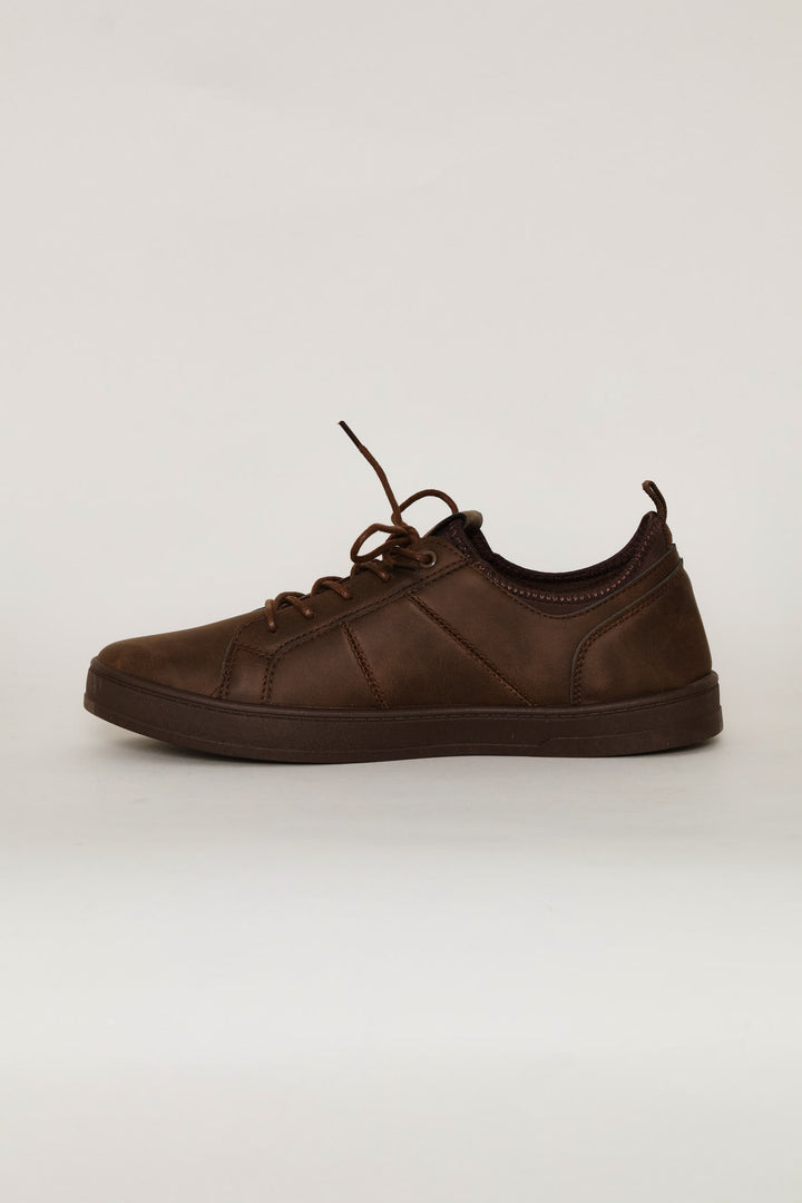 Mono Sock Sneaker - Brown