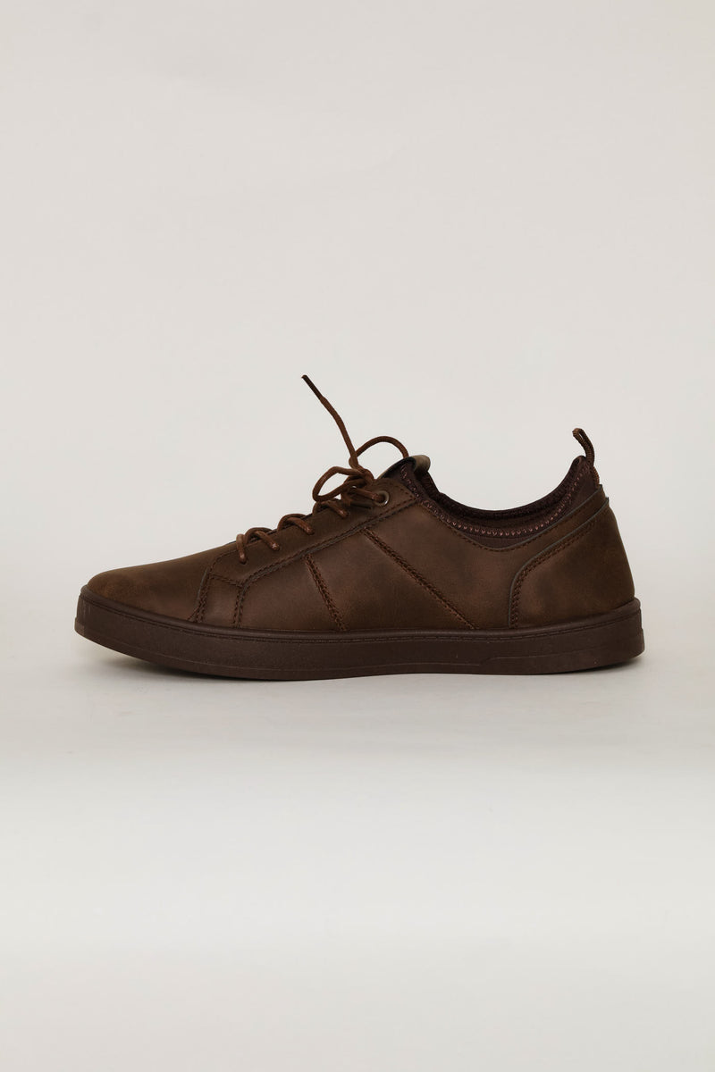 Mono Sock Sneaker - Brown