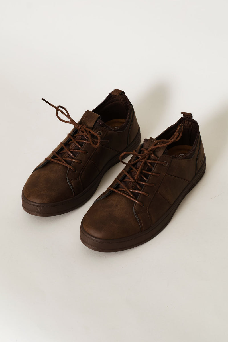 Mono Sock Sneaker - Brown