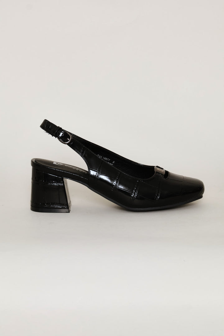 Slingback Heel - Black