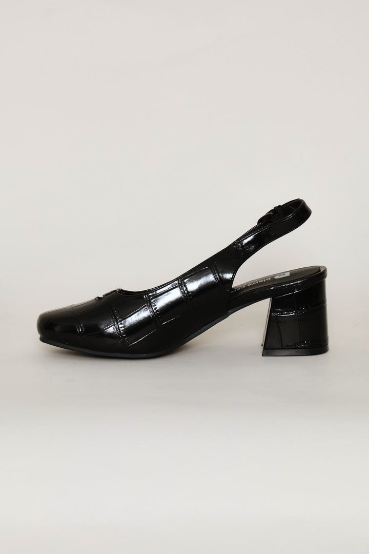 Slingback Heel - Black