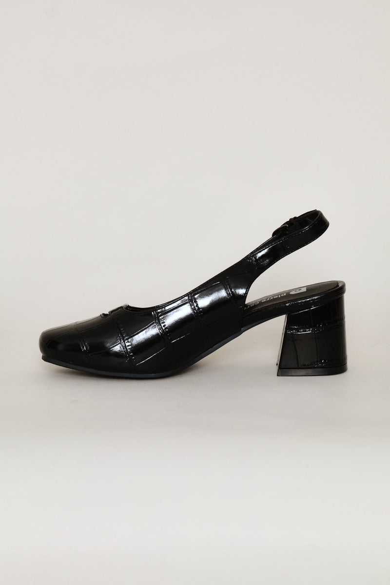 Slingback Heel - Black