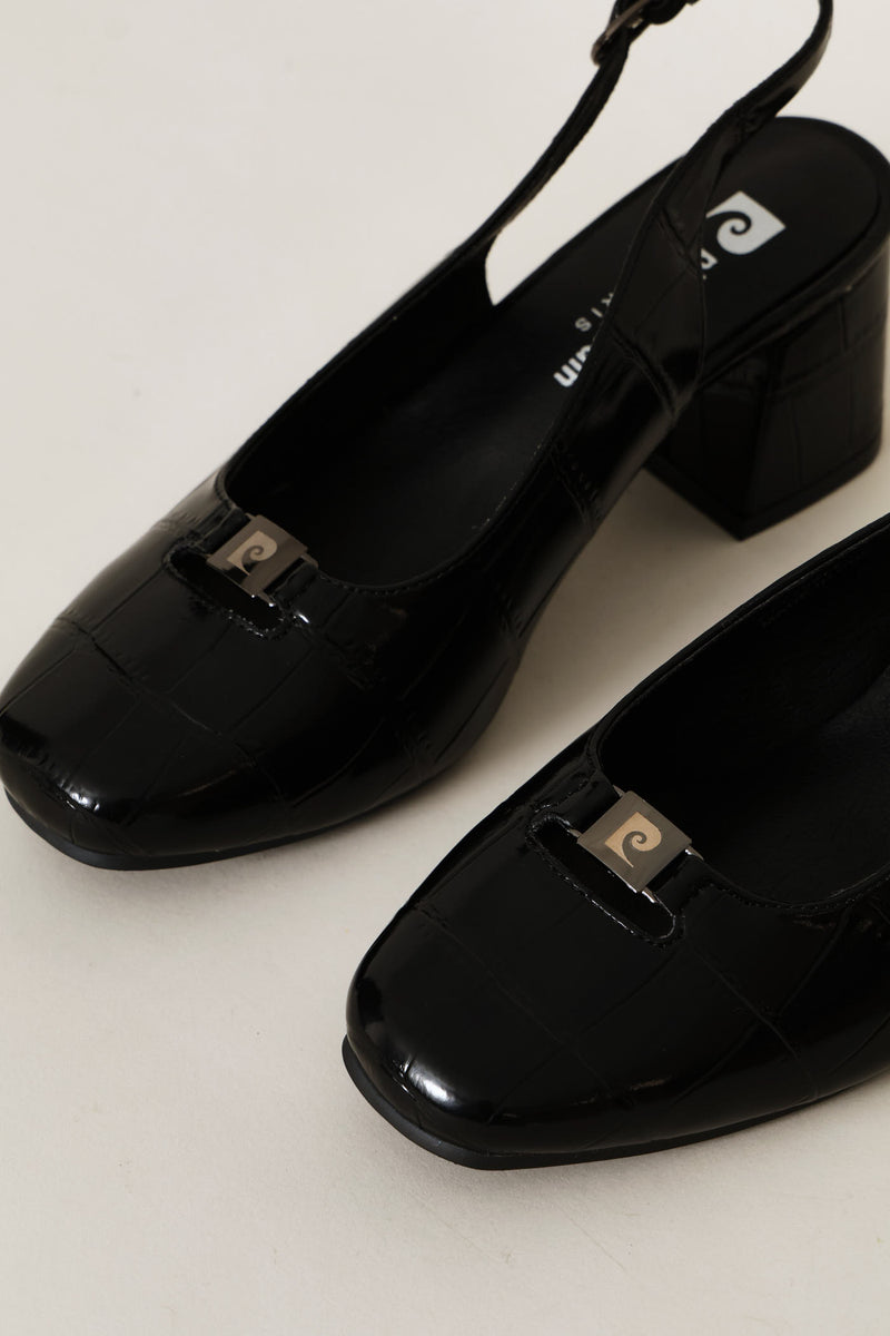 Slingback Heel - Black