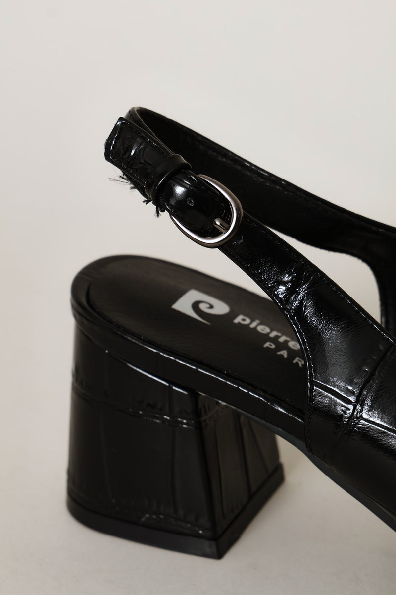 Slingback Heel - Black