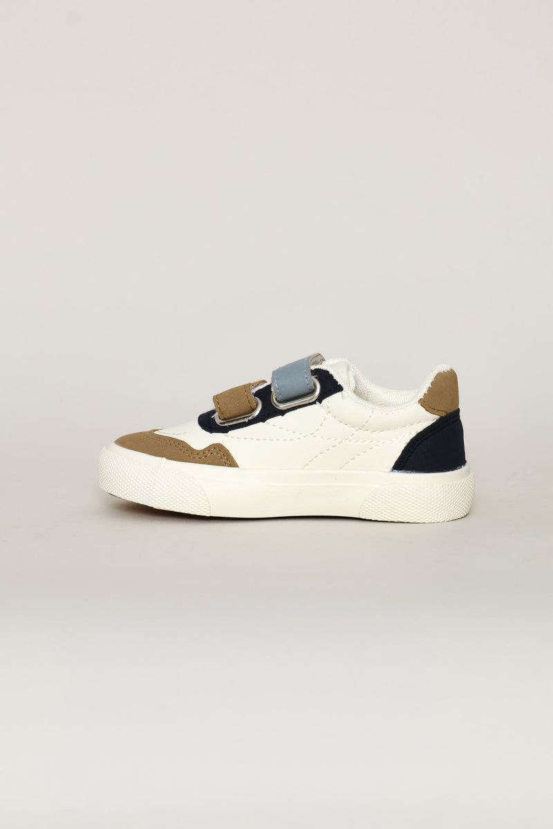 Pre-Boys Vulcanised Velcro Sneaker - Blue