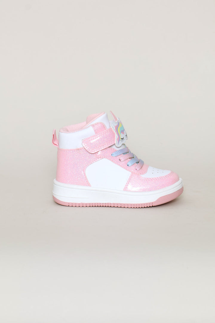 Pre-Girls Unicorn Hitop Sneaker - Pink