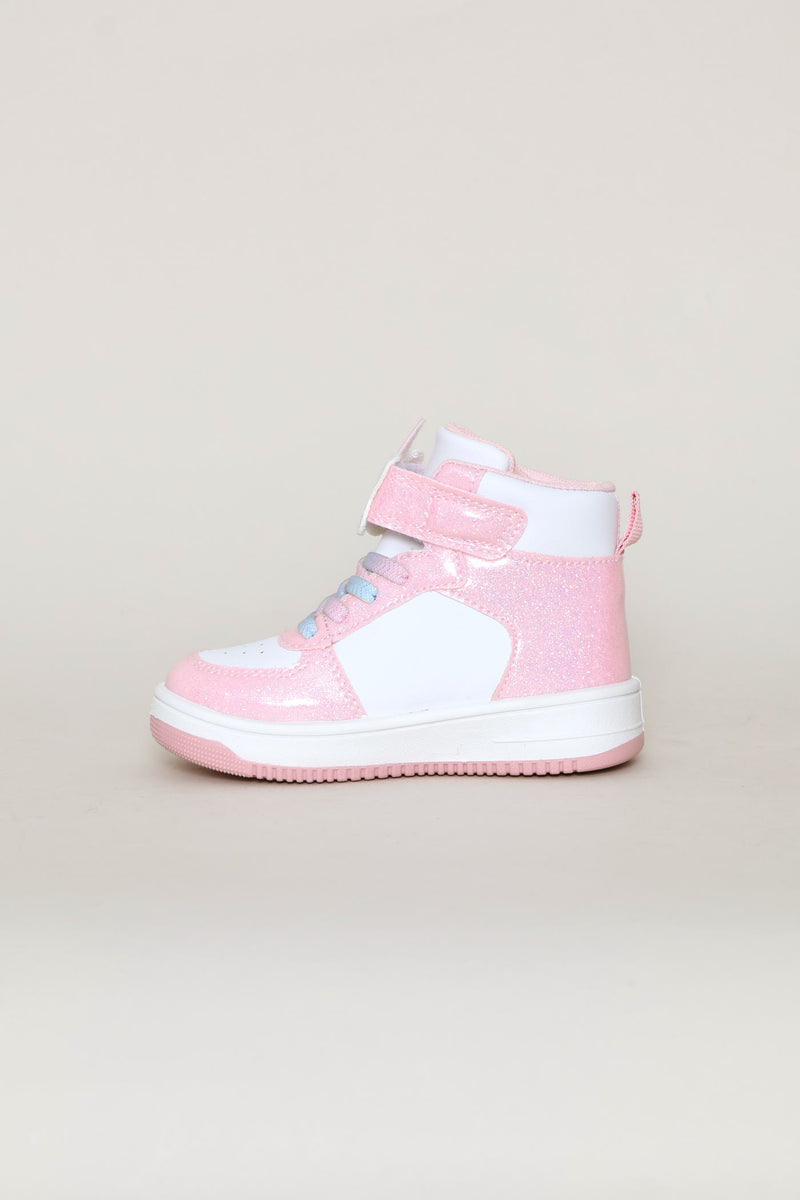 Pre-Girls Unicorn Hitop Sneaker - Pink