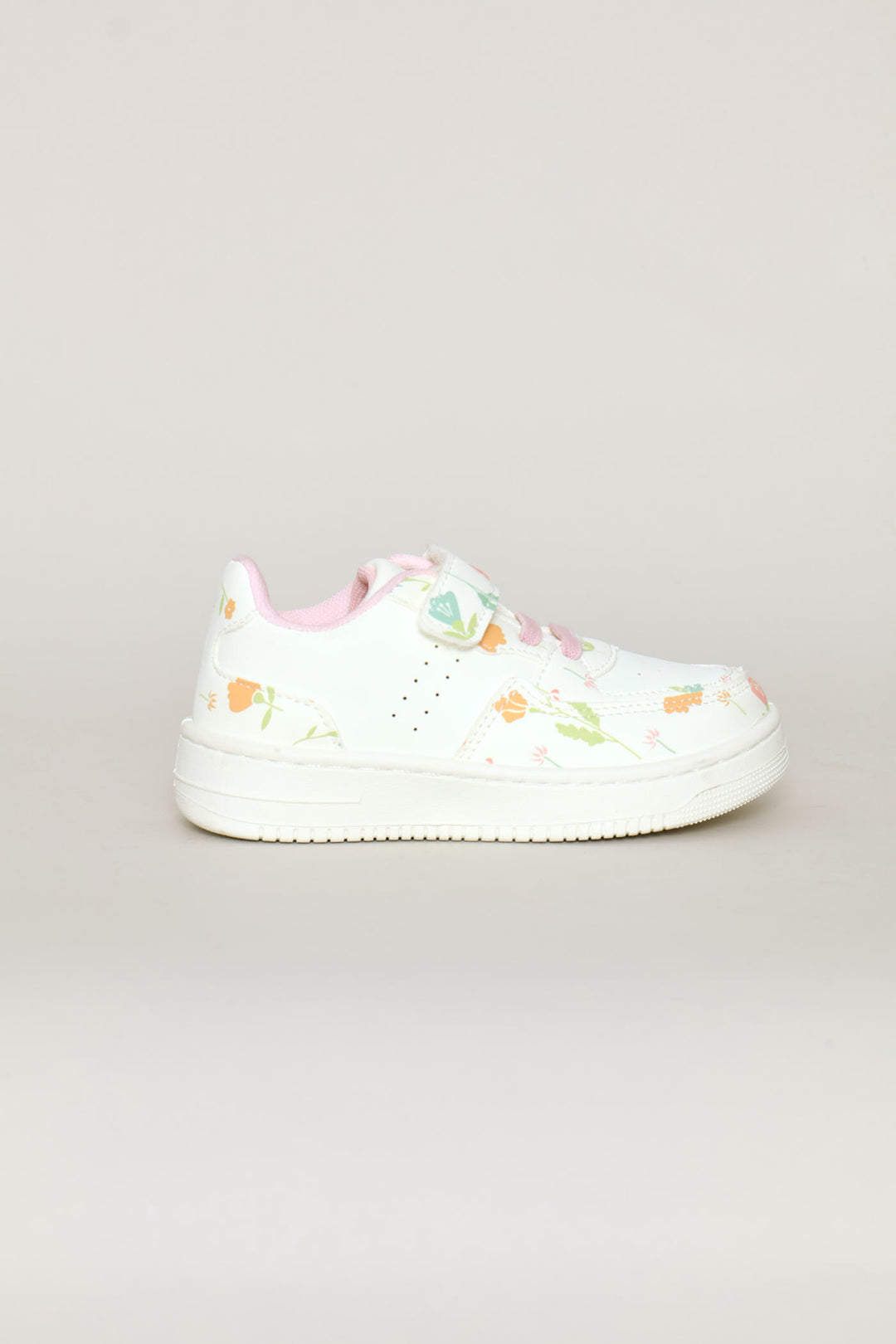 Pre-Girls Floral Court Sneaker - Pink